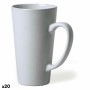 Taza de Cerámica 146311 Blanco (480 ml) (20 Unidades)