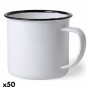 Taza Vintage Coconut 146359 Negro Metal (380 ml) (50 Unidades)