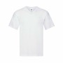 Camiseta de Manga Corta Unisex 141318 100 % algodón Blanco (72 Unidades)