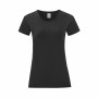 T-shirt à manches courtes femme 141325 100 % coton (72 Unités)