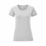 T-shirt à manches courtes femme 141325 100 % coton (72 Unités)