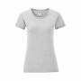 T-shirt à manches courtes femme 141325 100 % coton (72 Unités)