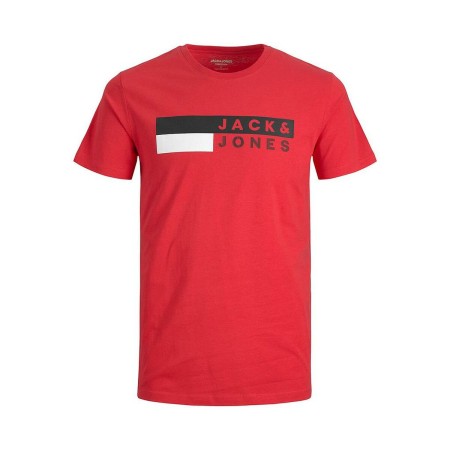 Camiseta LOGO TEE SS O-NECK NOOS Jack & Jones 12151955 Rojo