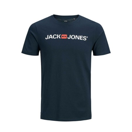 Camiseta de Manga Corta Hombre JJECORP LOGO TEE SS O-NECK NOSS Jack & Jones 12137126 Azul marino