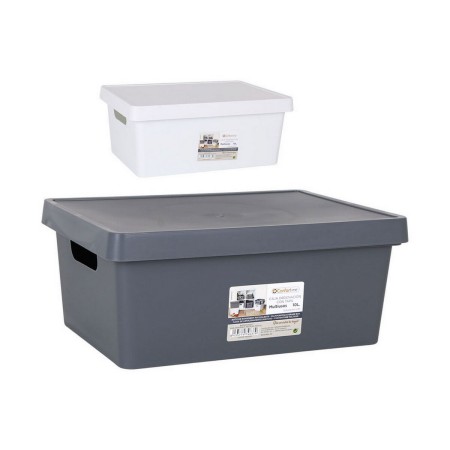 Caja de Almacenaje con Tapa Confortime Rectangular Con Tapa 10 L