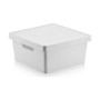 Caja de Almacenaje con Tapa Confortime Cuadrado Con Tapa 10 L