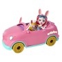 Coche de juguete Mattel Enchantimals Bunnymobile 12 Piezas