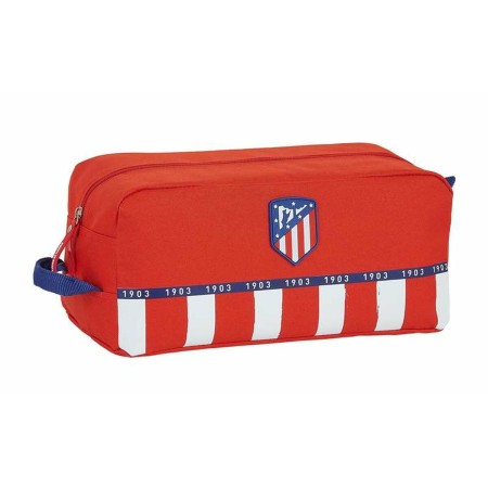 Zapatillero de Viaje Atlético Madrid Rojo Azul Blanco (34 x 15 x 18 cm)