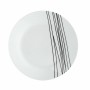 Assietes Quid Jazz Porcelaine Noir Blanc (18 Pièces)