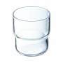 Set de Vasos Arcoroc Log Transparente 6 Piezas (22 cl)