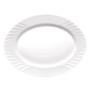 Fuente de Cocina Bormioli Ebro Ovalado Blanco Vidrio (36 cm)