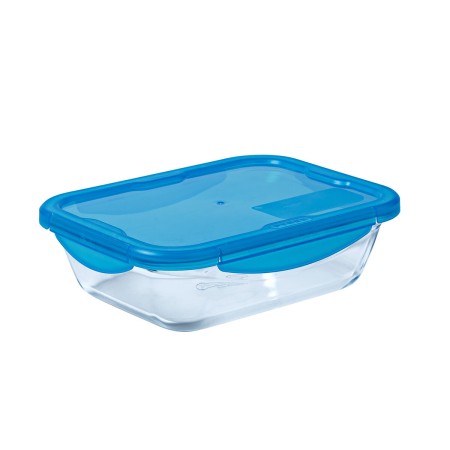 Fiambrera Hermética Pyrex C&G Azul Vidrio (800 ml)