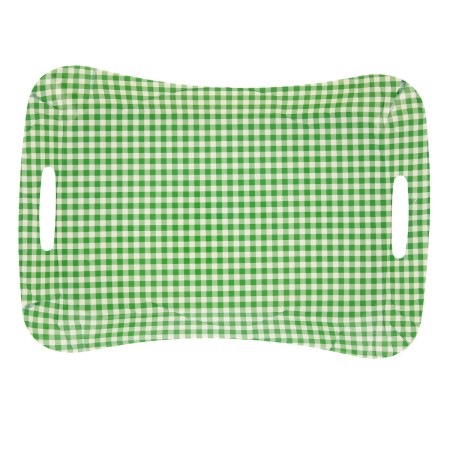 Bandeja Quid Habitat Vichy Plástico Multicolor (41,5 x 29 x 4 cm) (Pack 12x)