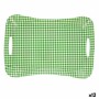 Bandeja Quid Habitat Vichy Plástico Multicolor (41,5 x 29 x 4 cm) (Pack 12x)