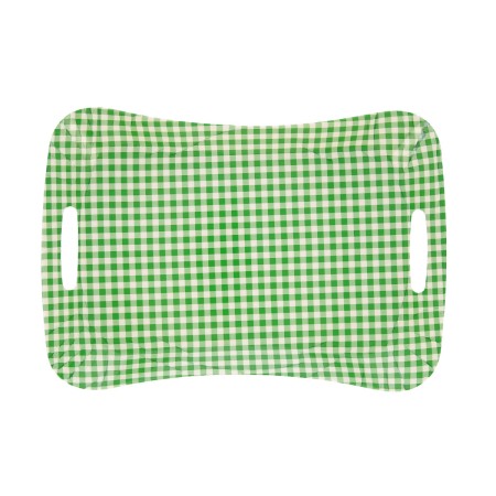 Bandeja Quid Habitat Vichy Plástico Multicolor (37,5 x 26 x 4 cm) (Pack 12x)