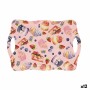 Bandeja Quid Habitat Pastel Plástico Multicolor (38 x 27 x 2,2 cm) (Pack 12x)