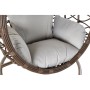 Chaise de jardin DKD Home Decor Gris Polyester rotin synthétique Aluminium (100 x 70 x 185 cm) (90 x 70 x 110 cm)