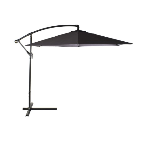 Sombrilla DKD Home Decor Gris Poliéster Acero (300 x 300 x 250 cm)