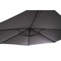 Parasol DKD Home Decor Gris Polyester Acier (300 x 300 x 250 cm)