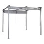 Pérgola DKD Home Decor Poliéster Acero (290 x 290 x 230 cm)