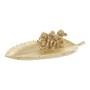 Centre de Table DKD Home Decor Résine Tropical Doré (27.7 x 13.4 x 6.5 cm)