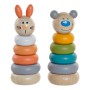 Jeu en bois DKD Home Decor animaux (2 pcs)