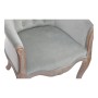 Fauteuil DKD Home Decor Gris Polyester Bois d'hévéa (62 x 58 x 69 cm)