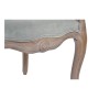 Sillón DKD Home Decor Gris Poliéster Madera de caucho (62 x 58 x 69 cm)