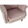 Fauteuil DKD Home Decor Rose Bois d'hévéa (73 x 70 x 87 cm)