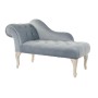 Canapé chaise longue DKD Home Decor Bleu ciel Polyester Pin (120 x 55 x 78 cm)