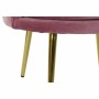 Sillón DKD Home Decor Rosa Dorado Metal Poliéster (76 x 72 x 79 cm)