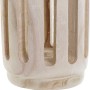 Portavelas DKD Home Decor Cristal Marrón Madera de Paulonia (18 x 18 x 30 cm)