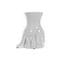 Vase DKD Home Decor Blanc Grès Moderne (17 x 12 x 21 cm)