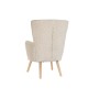 Butaca DKD Home Decor Natural Beige Madera Poliéster (67 x 70 x 95 cm)