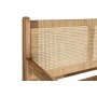 Banco DKD Home Decor Natural Teca Marrón Aluminio Ratán (120 x 76 x 68 cm)