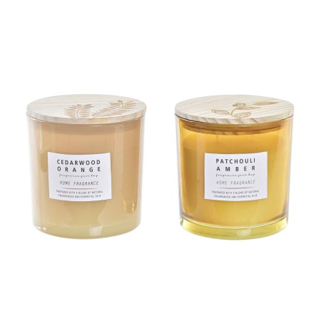 Bougie Parfumée DKD Home Decor Orange (2 Unités) (270 gr)