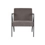 Sillón DKD Home Decor Gris Metal Poliéster (64 x 69,5 x 76 cm)