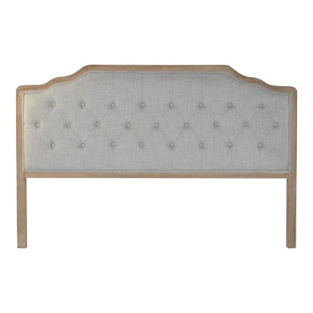 Cabecero de Cama DKD Home Decor Poliéster Gris claro Roble (180 x 10 x 120 cm)
