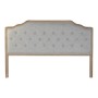 Cabecero de Cama DKD Home Decor Poliéster Gris claro Roble (180 x 10 x 120 cm)