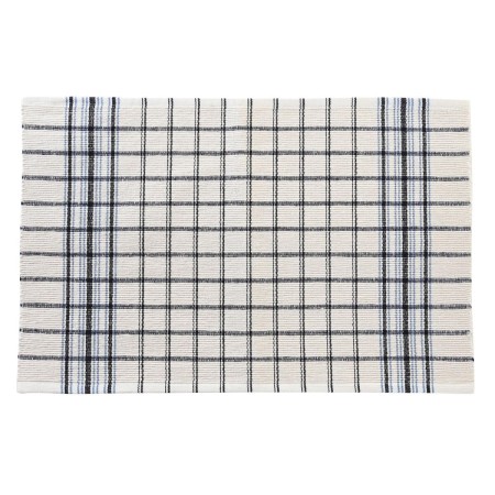 Salvamantel DKD Home Decor Negro Beige Azul Poliéster Algodón (50 x 33 x 0,5 cm)