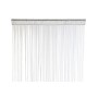 Cortina DKD Home Decor Poliéster Algodón Blanco Crema (90 x 0,2 x 240 cm)