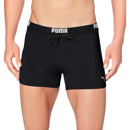 Maillot de bain homme Puma Logo Swim Trunks Noir (Reconditionné A)