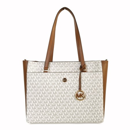 Sac-à-main Femme Michael Kors 35T1G5MT7B-VANILLA Beige (42 x 27 x 16 cm)