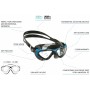 Lunettes de bain pour adultes Cressi-Sub DE202620 (Reconditionné B)