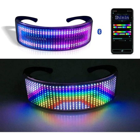 Gafas Bluetooth Luz LED (Reacondicionado C)