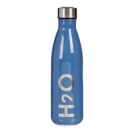 Botella H2O Vidrio Acero Inoxidable 650 ml