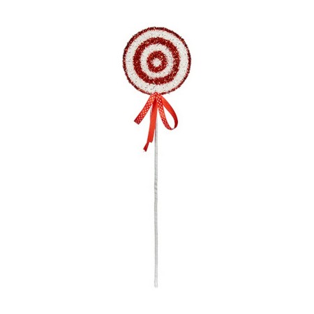 Bi Lollipop Rouge Blanc (15 x 3 x 59 cm)