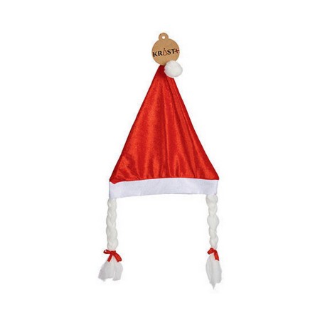 Gorro de Papá Noel Trenzas (25 x 1 x 58 cm)