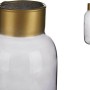 Vase Lisse Gris Doré verre (11,5 x 24 x 11,5 cm)