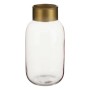 Vase Lisse Rose Doré verre (11,5 x 24 x 11,5 cm)